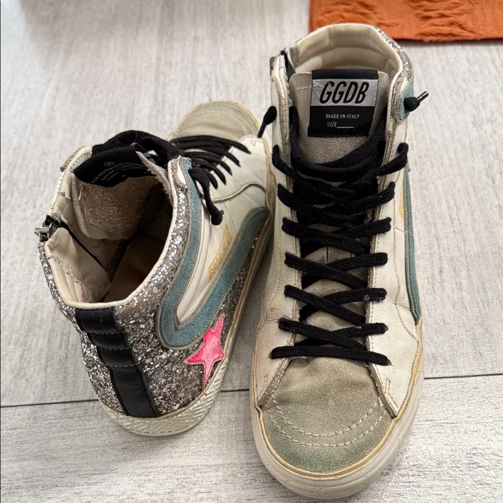 Golden Goose Multicolor High-Top Sneakers